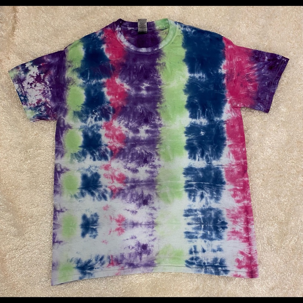 Tie-Dye Unisex Medium-Handmade-Stripes